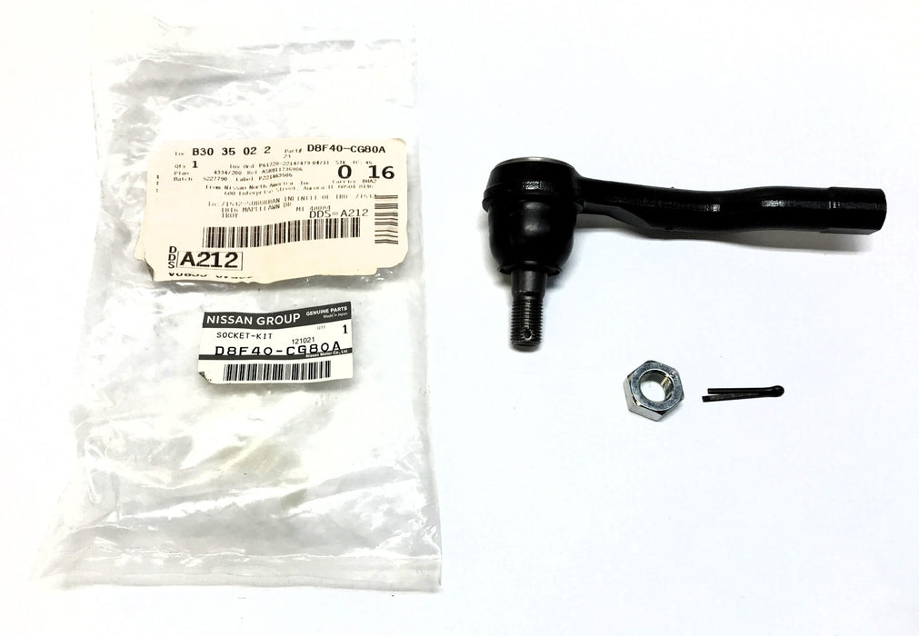 Nissan Outer Tie Rod Socket Kit D8F40-CG80A NOS