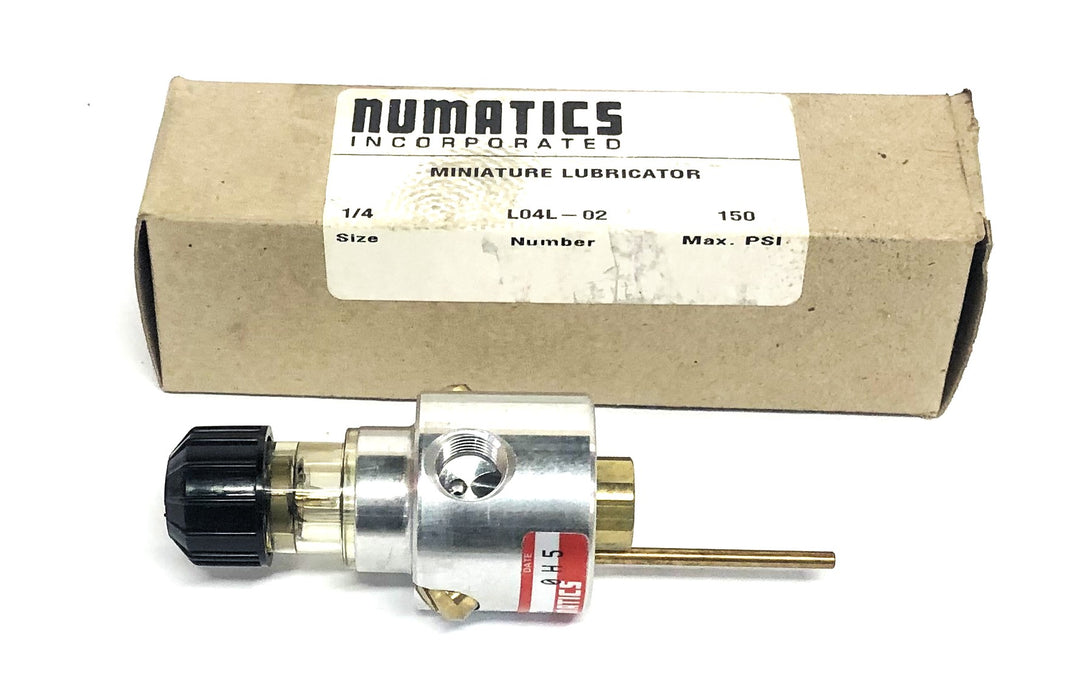 Numatics 1/47 Inch 150PSI Miniature Lubricator Missing Bowl L04L-02 NOS