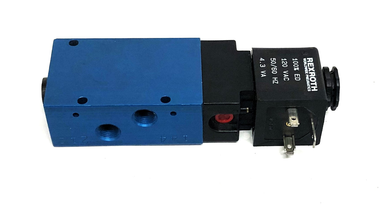 Rexroth 100% ED 120VAC 50/60Hz 4.3 VA Automatic Valve L0702AAWR NOS