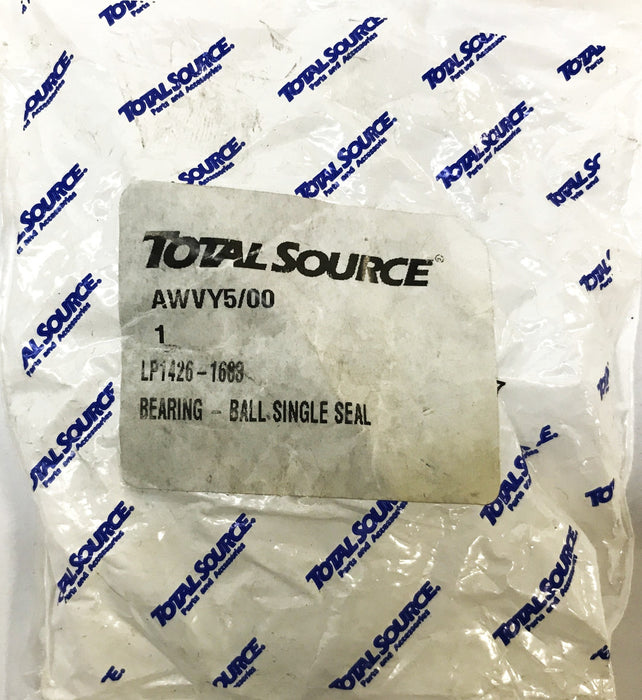 Total Source Single Seal Ball Bearing LP1426-1683 [Lot of 4] NOS