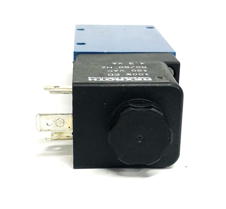 Rexroth 100% ED 120VAC 50/60Hz 4.3 VA Automatic Valve L0702AAWR NOS