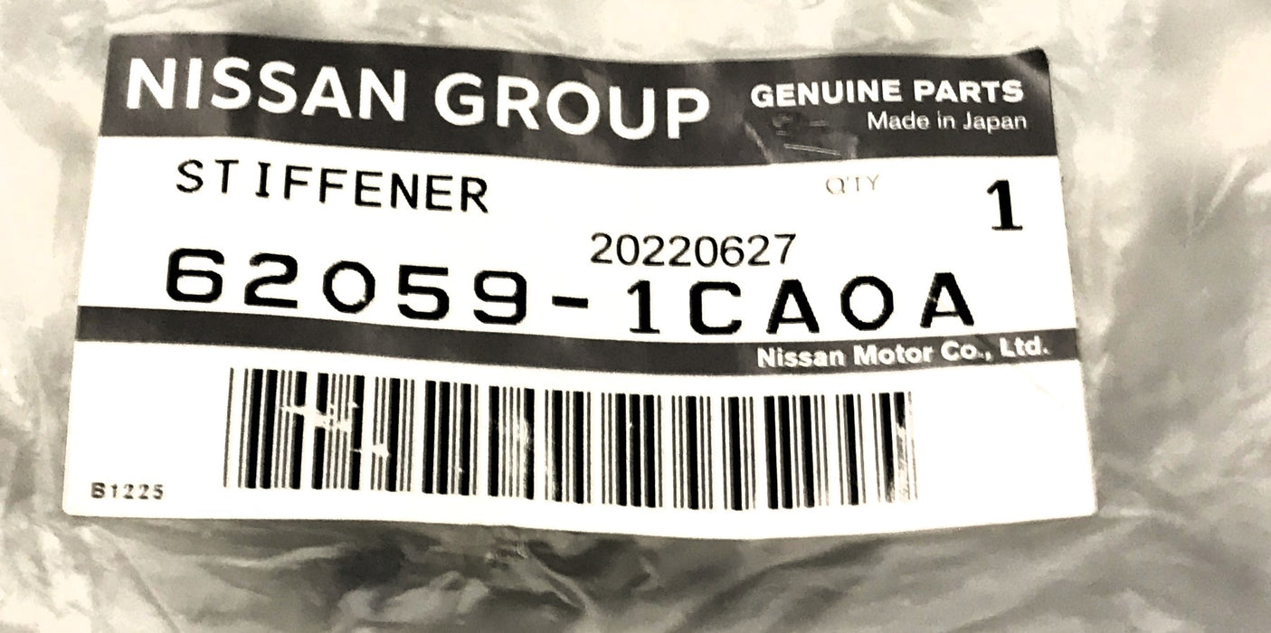 Nissan LH Front Bumper Side Stiffener 62059-1CA0A NOS