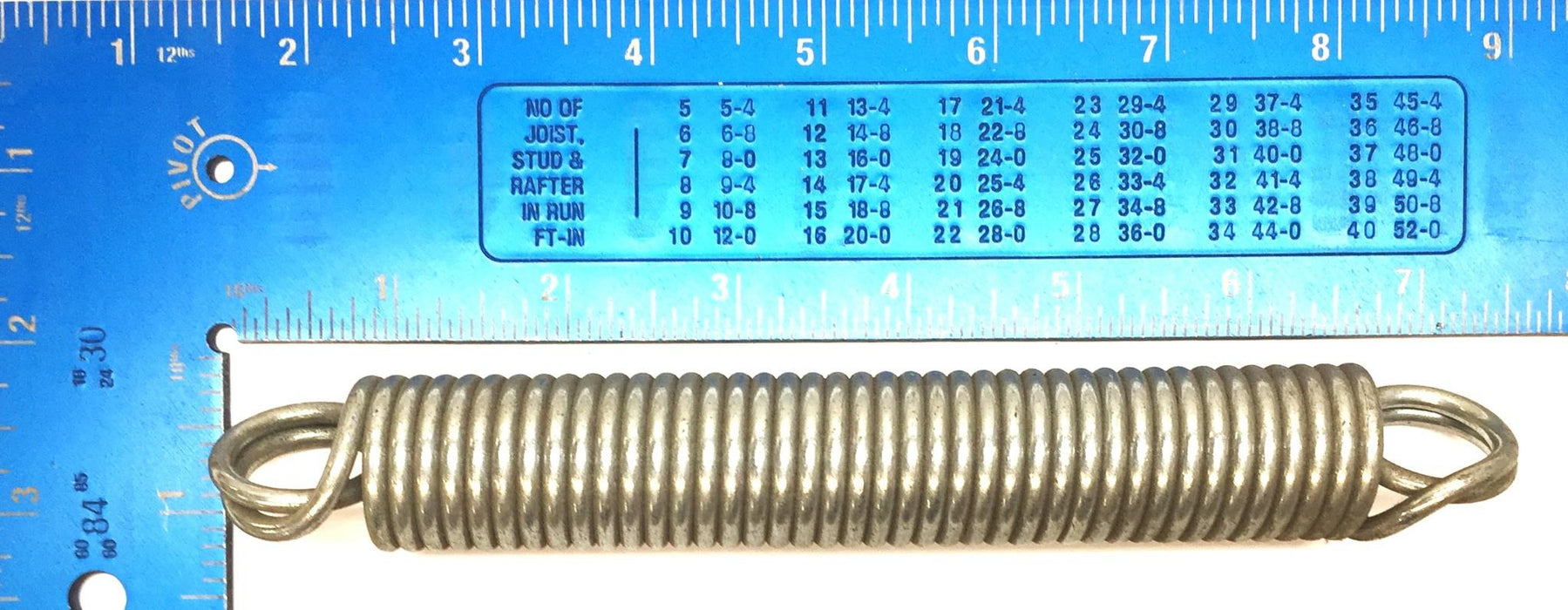 Unbranded 1″ X 7-1/2″ Steel Extension Spring with Loop End [Lot of 2] NOS