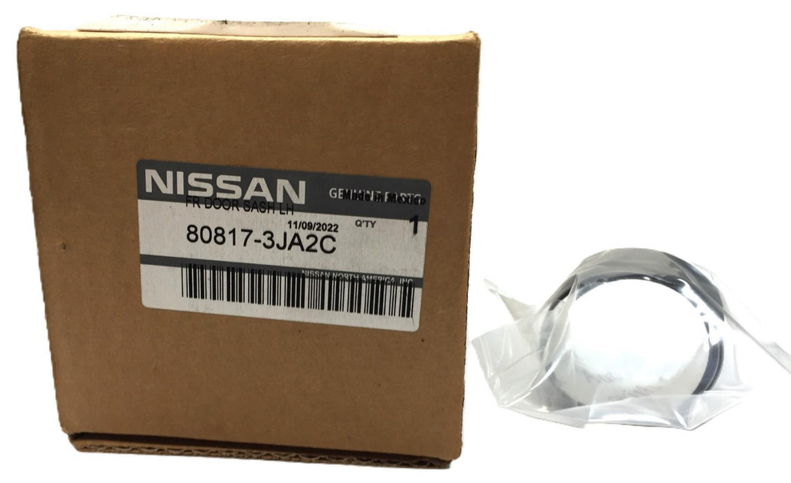 Nissan Group LH Front Door Sash Tape 80817-3JA2C NOS