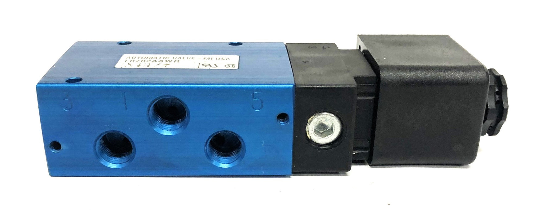 Rexroth 100% ED 120VAC 50/60Hz 4.3 VA Automatic Valve L0702AAWR NOS