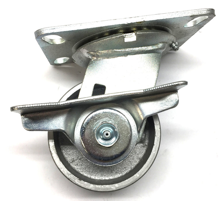 S.C 4" Wheel Dia. Caster Wheel with 4-1/2" x 6-1/4" Bearing Swivel Plate NOS