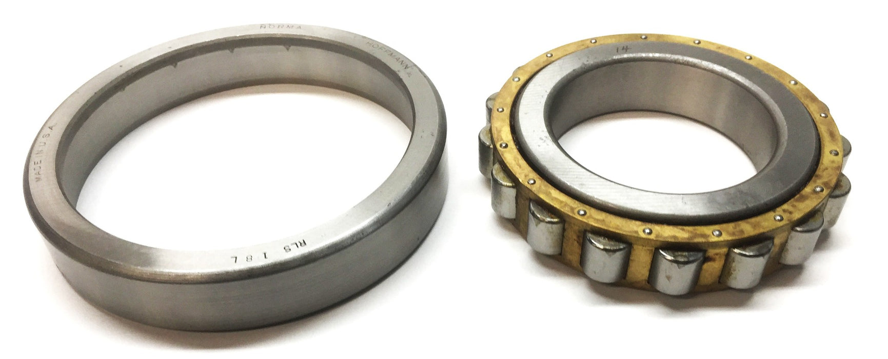 Norma-Hoffman Cylindrical Roller Bearing with Outer Race RLS18 NOS