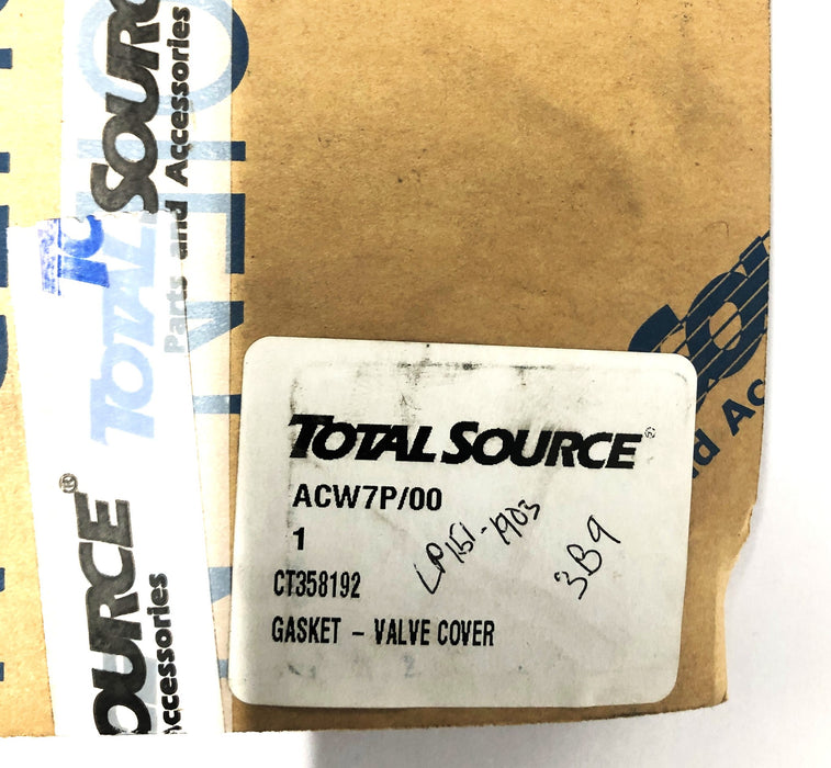 Total Source Valve Cover Gasket CT358192 NOS