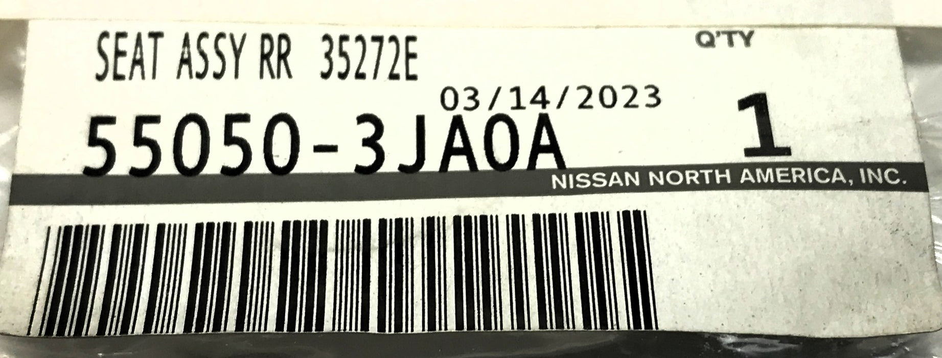 Nissan Rear Coil Spring Insulator 55050-3JA0A NOS