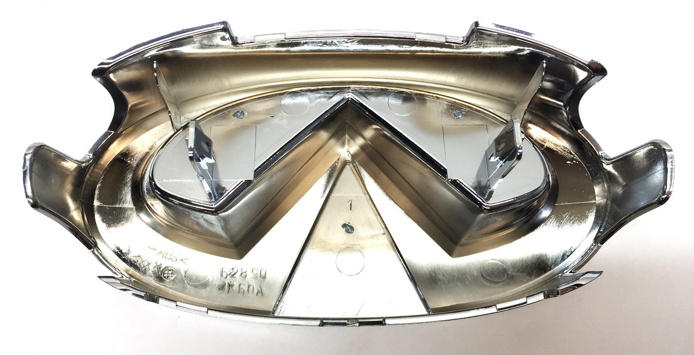 Nissan Group Chrome Radiator Emblem 62890-JK60A (62890-JK60A) NOS