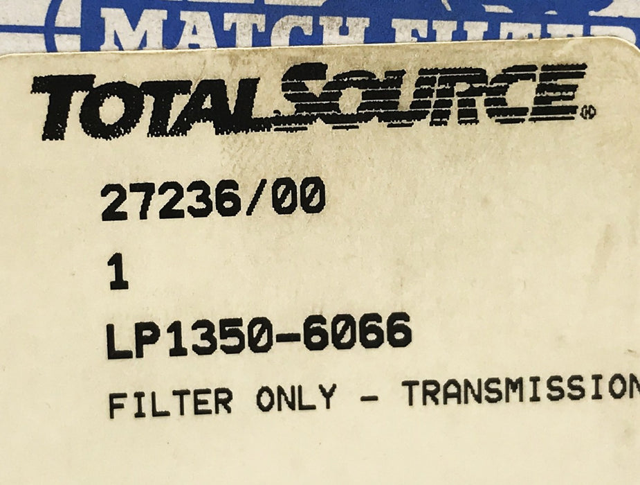Total Source Forklift Transmission Filter LP1350-6066 [Lot of 2] NOS
