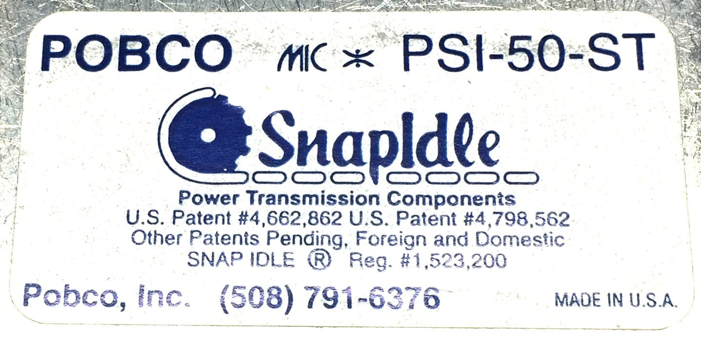 Snapidle Roller Chain Tensioner Kit (w/o Mounting Hardware) PSI-50ST NOS