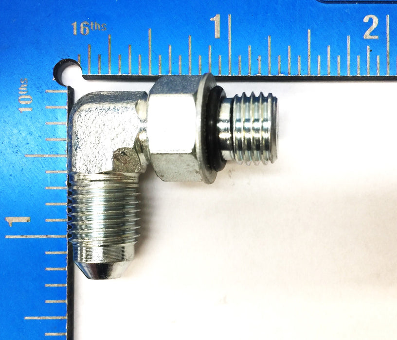 Unbranded 7/16" Pneumatic Fitting Elbow SMA-4 [Lot of 4] NOS