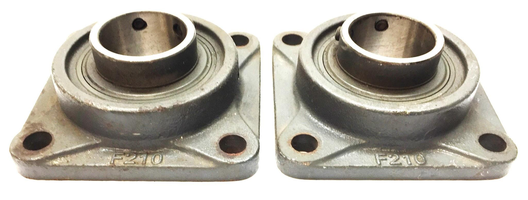 IPTCI 4-Bolt Flange Pillow Block Bearing Mount F210 [Lot of 2] USED