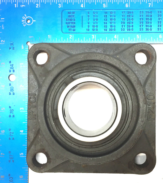 IPTCI 4-Bolt Flange Pillow Block Bearing Mount F210 [Lot of 2] USED