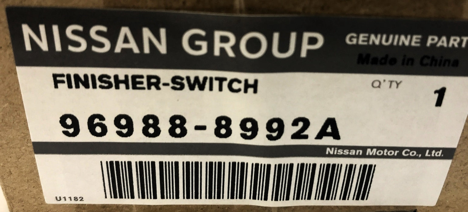 Nissan Finisher Switch 96988-8992A NOS