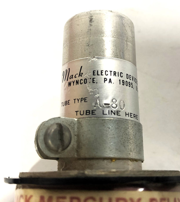 Mack Electric Devices Frame FN Coil 110XD7 2HP Mercury Relay A80C NOS