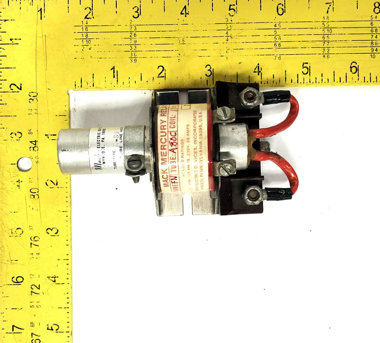 Mack Electric Devices Frame FN Coil 110XD7 2HP Mercury Relay A80C NOS