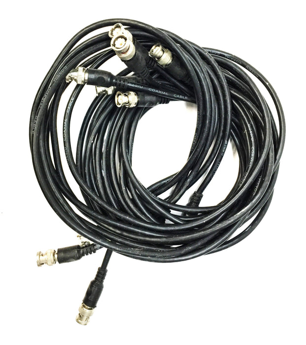 Unbranded 6' Coaxial Male to Male Twist-Lock Video Cable RG59/U [Lot of 6] NOS
