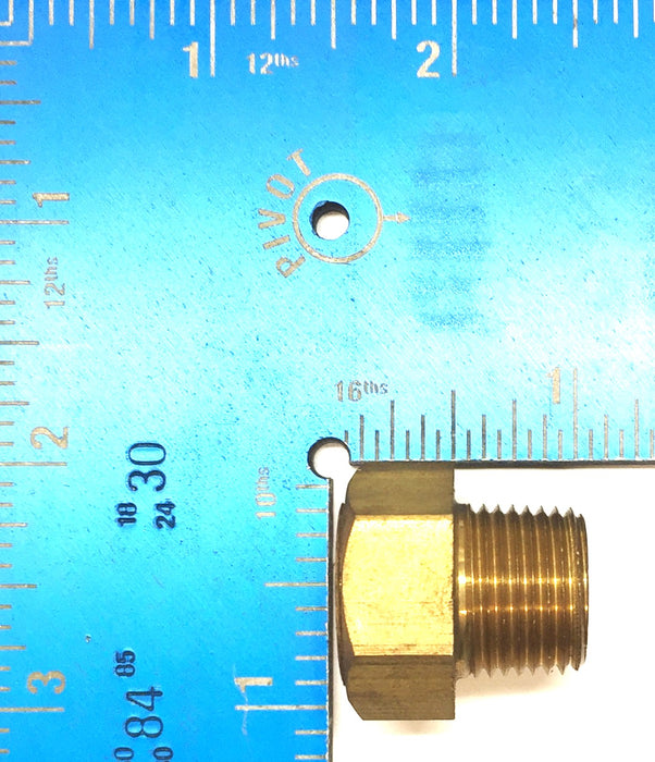 Unbranded Brass 3/4" Check Valve Adapter with Sight Glass [Lot of 3] NOS