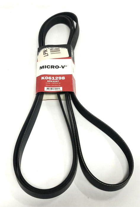 Gates 13/16x130-3/8 Inch OC Micro-V Serpentine Belt K061298 NOS