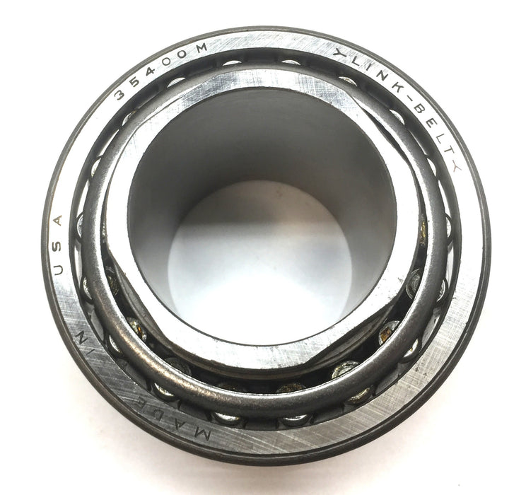 Link-Belt Tapered Cone Roller Bearing 35430R with Outer Race Cups (35400M) NOS
