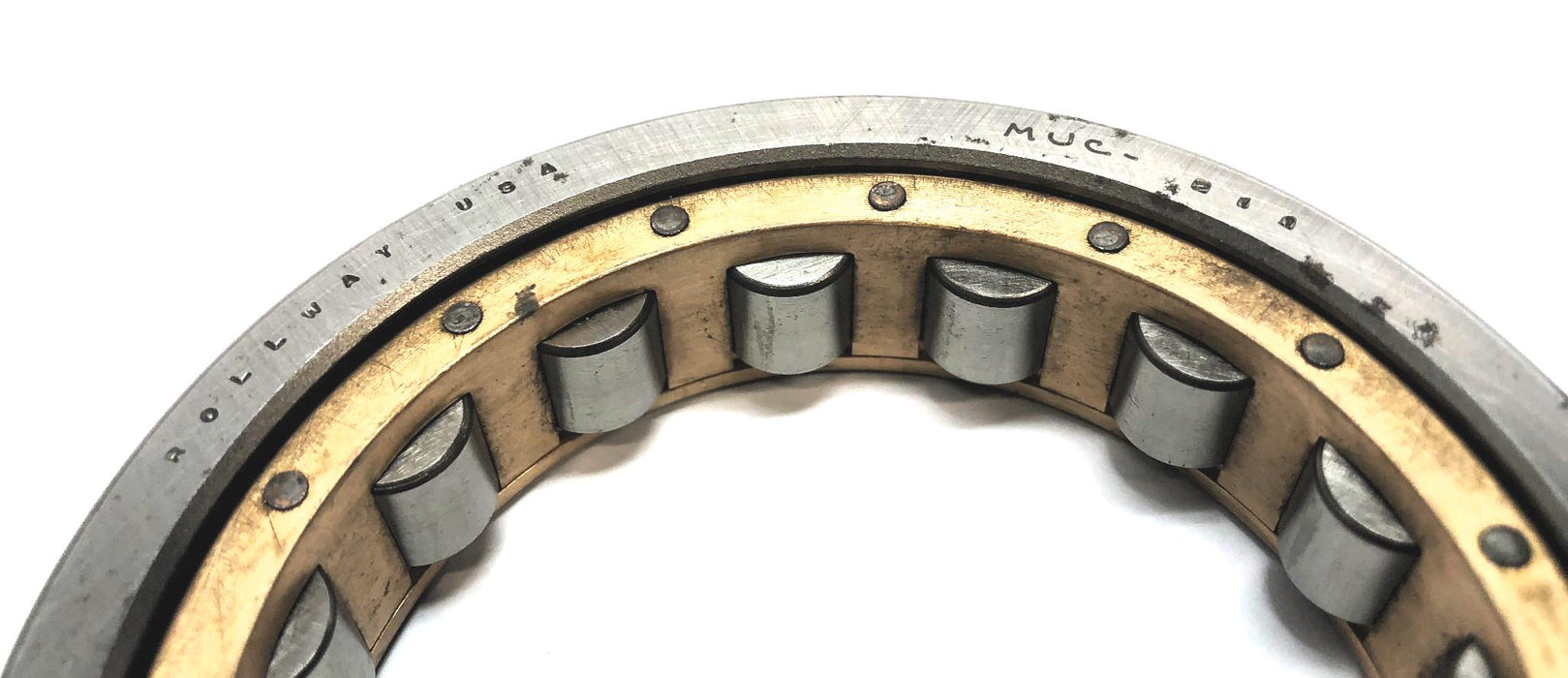 Rollway Cylindrical Roller Bearing Outer Race W/ Caged Rollers 211 (MUC-211) NOS
