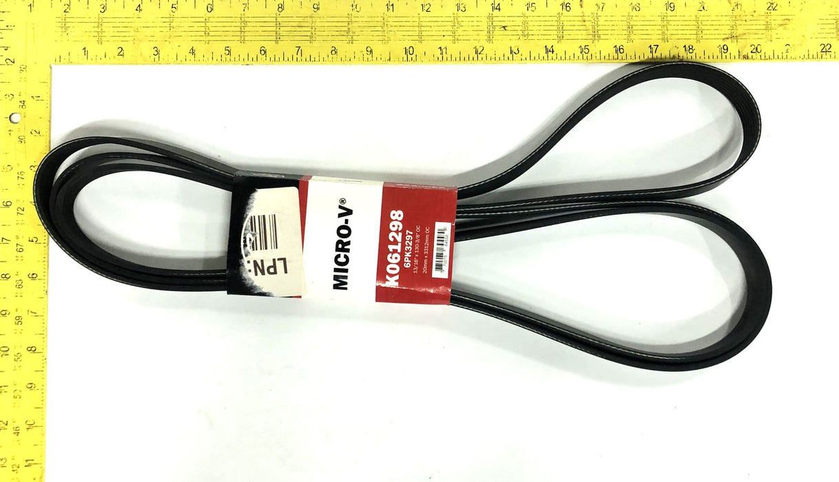 Gates 13/16x130-3/8 Inch OC Micro-V Serpentine Belt K061298 NOS