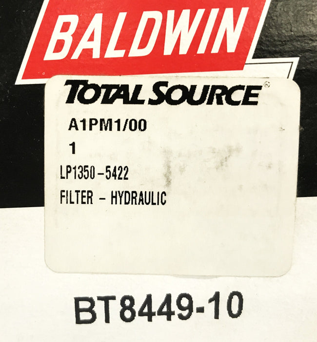 Total Source Forklift Hydraulic Filter LP1350-5422 NOS