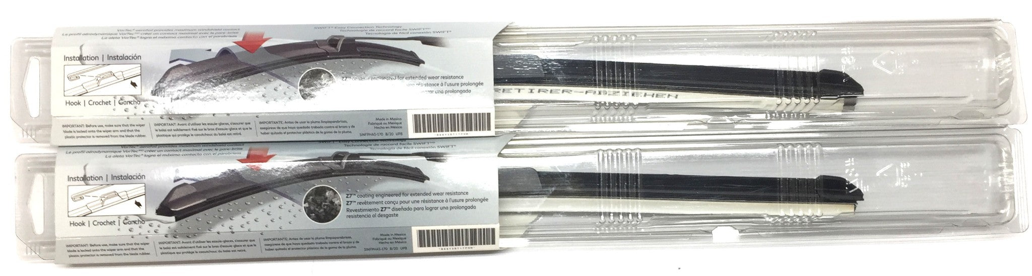 Nissan Group 17" Premium Windshield Wiper Blade B88Y3-BT17P-NW [Lot of 2] NOS