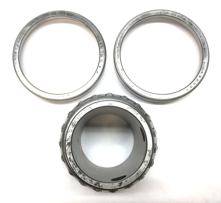Link-Belt Ball Bearing Insert 43221D (No Box) with Outer Race Cup (2) 43200X NOS