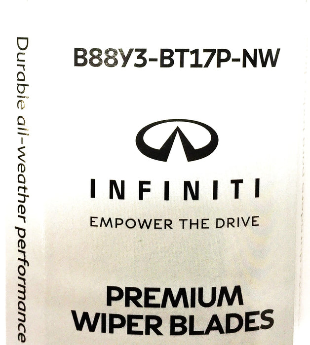 Nissan Group 17" Premium Windshield Wiper Blade B88Y3-BT17P-NW [Lot of 2] NOS