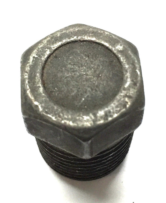 Unbranded 3/4" x 1" Steel Hex Head Pipe Plug [Lot of 6] NOS