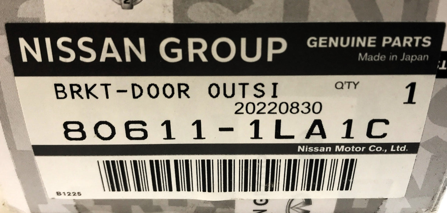 Nissan Grip-Outside Handle 80611-1LA1C NOS