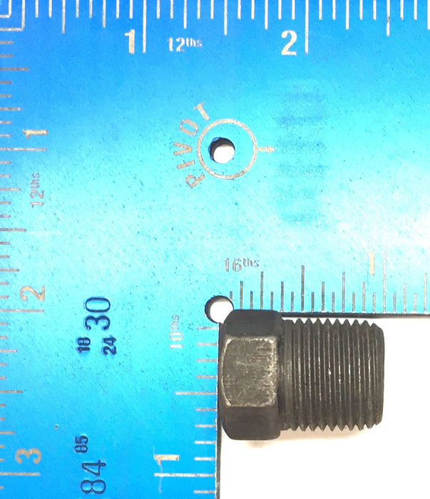 Unbranded 3/4" x 1" Steel Hex Head Pipe Plug [Lot of 6] NOS