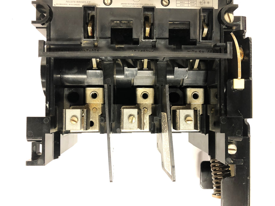 Allen-Bradley 100AMP 600VAC 250VDC Series A Line Terminal Guard 1494V-DS100 USED
