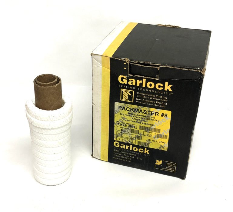 Garlock 1 LB PM-8 1/2 Inch Lattice Braid Compression Packing 41608-2032 NOS