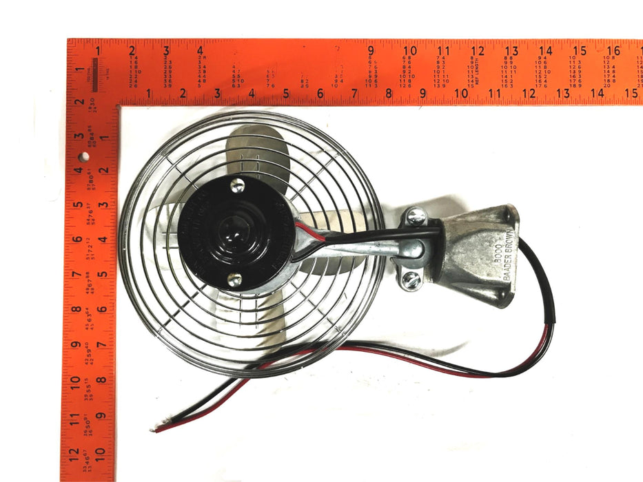Baader Brown Auxiliary Dash Fan 0900-072-000 NOS