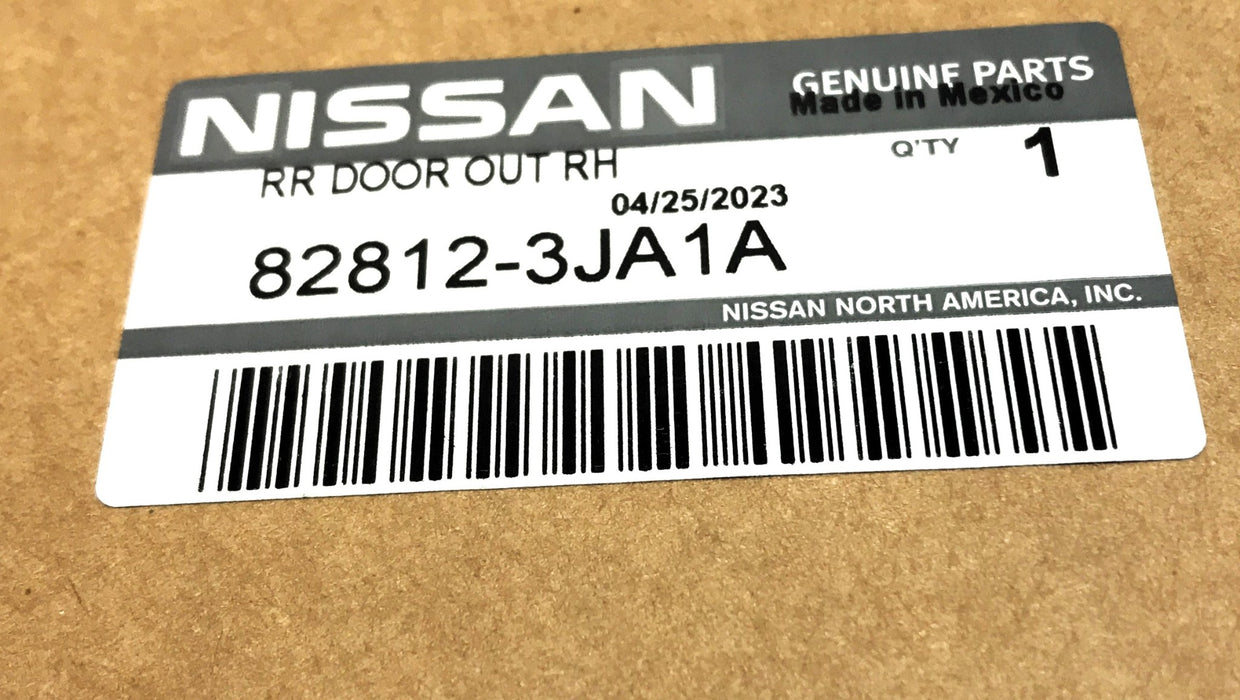 Nissan Rear RH Door Black-Out Tape 82812-3JA1A NOS