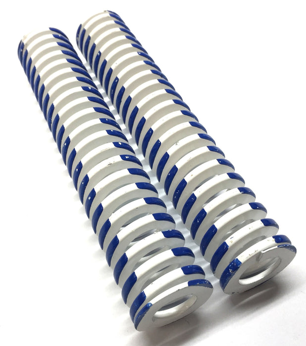 Lamina/Lempco 1" x 5" Spring with Blue Stripe 9-1620-1 (M20L) [Lot of 2] NOS