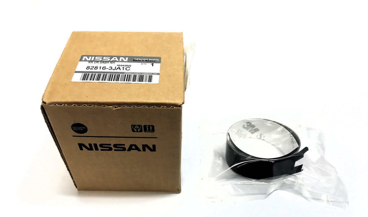 Nissan Rear RH Door Sash Tape 82816-3JA1C NOS