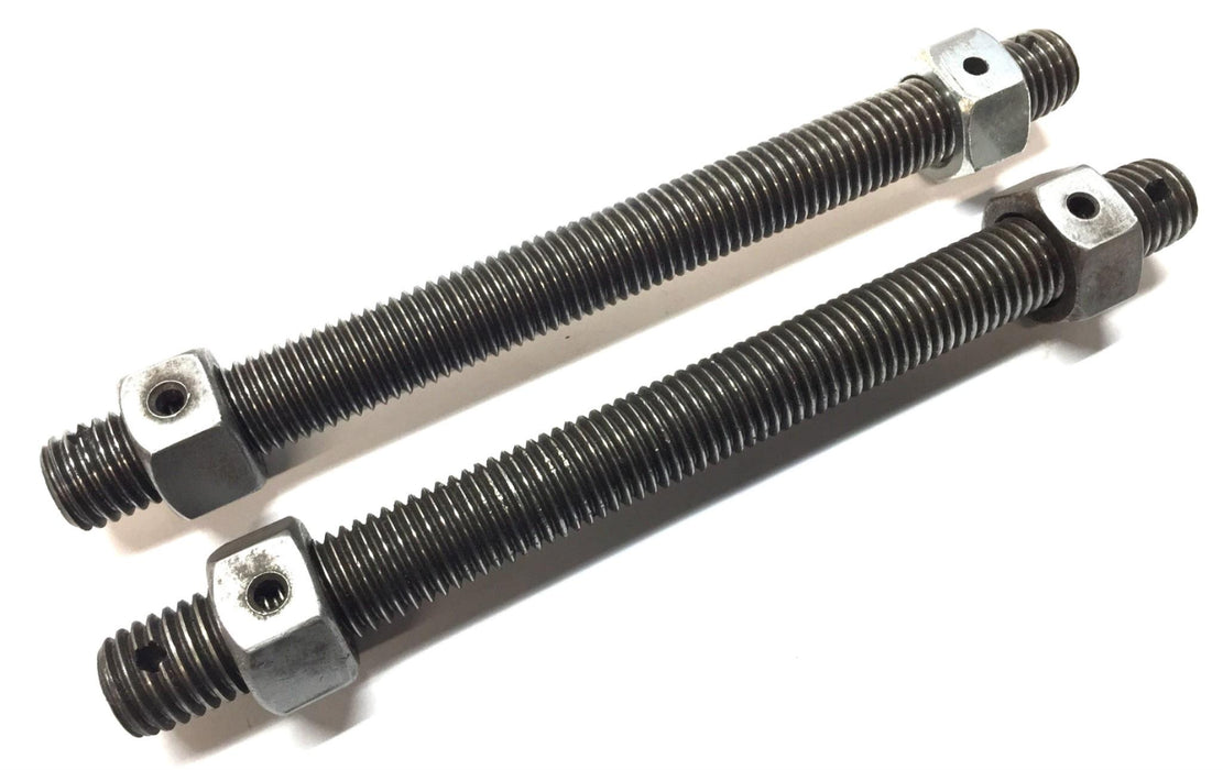 Unbranded 3/4"-10 x 8-1/2" Threaded Cottered Rod w/Nuts B7 (N06) [Lot of 2] NOS