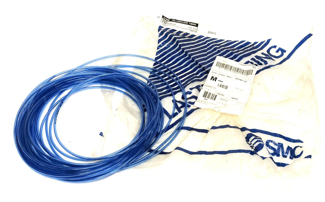 SMC 65 Foot Blue Polyurethane Tubing B05BU-20 NOS