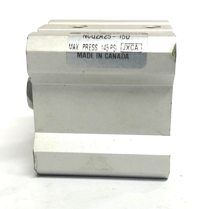SMC Compact Cylinder NCQ2A25-15D NOS