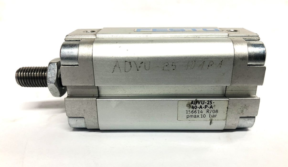 Festo 156614 R708 pmax10bar Cylinder ADVU-25-40-A-P-A USED