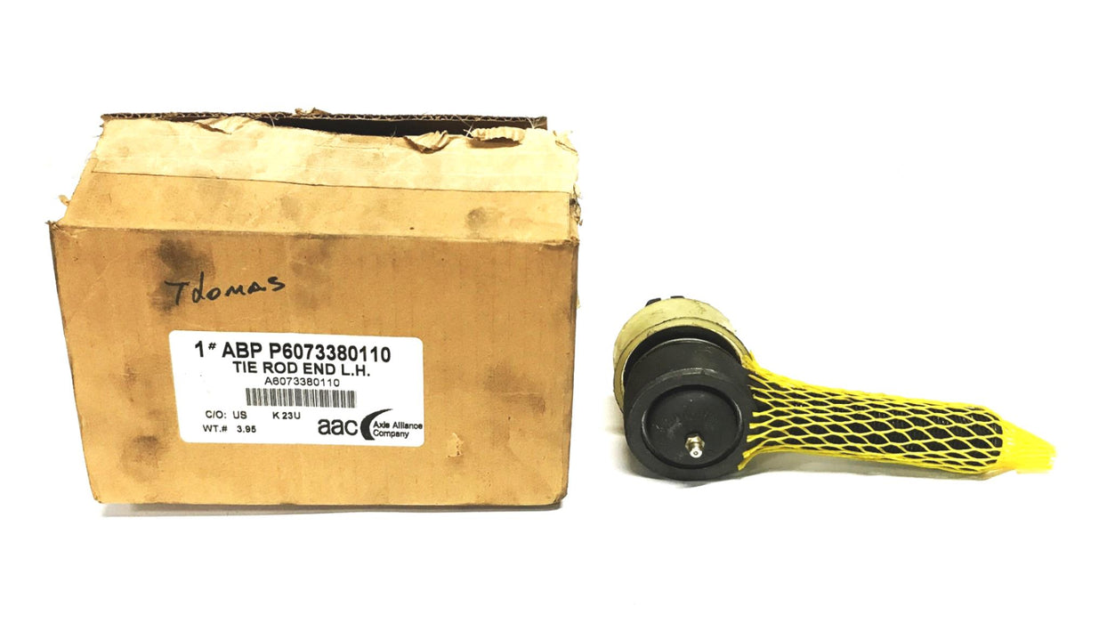 Axle Alliance LH Tie Rod End P6073380110 NOS