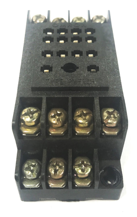 Omron Relay Socket Base PYF14H [Lot of 4] USED