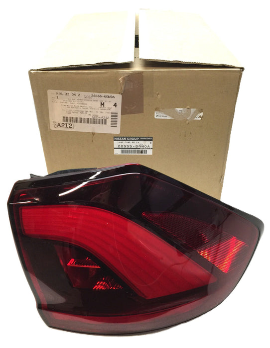 Nissan LH Rear Outer LED Tail Lamp Assembly 26555-6GW0A NOS