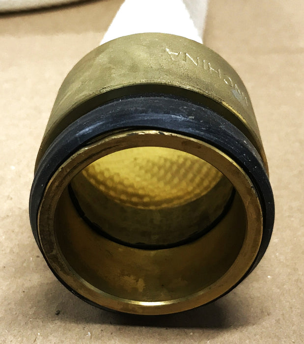 North American Firehose Poly Tuff Rubber-Lined White Fire Hose 15851 NOS