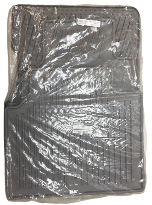 Nissan Infiniti Q70 All-Season Floor Mat Set (4pc) (Rubber/Gray) 999E1-Q2001 NOS